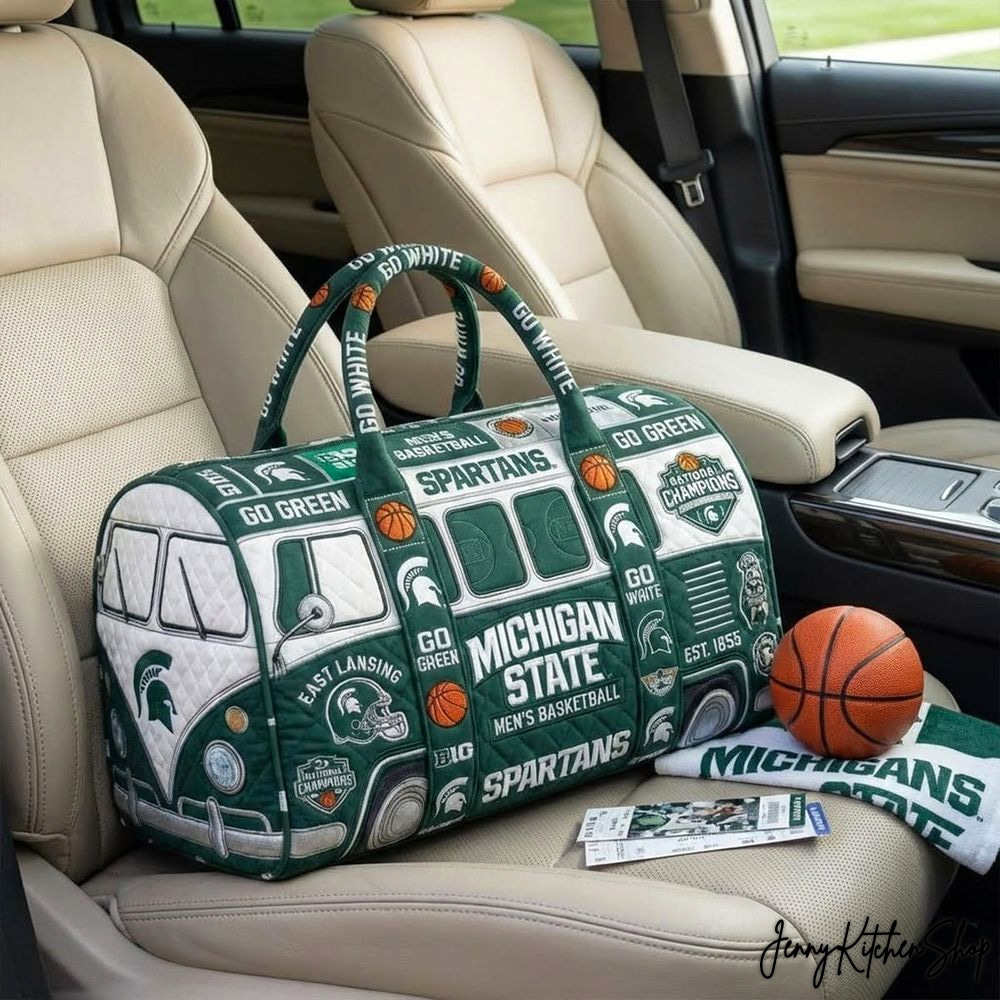 Michigan State Spartans Limited Quilted Duffle Bag