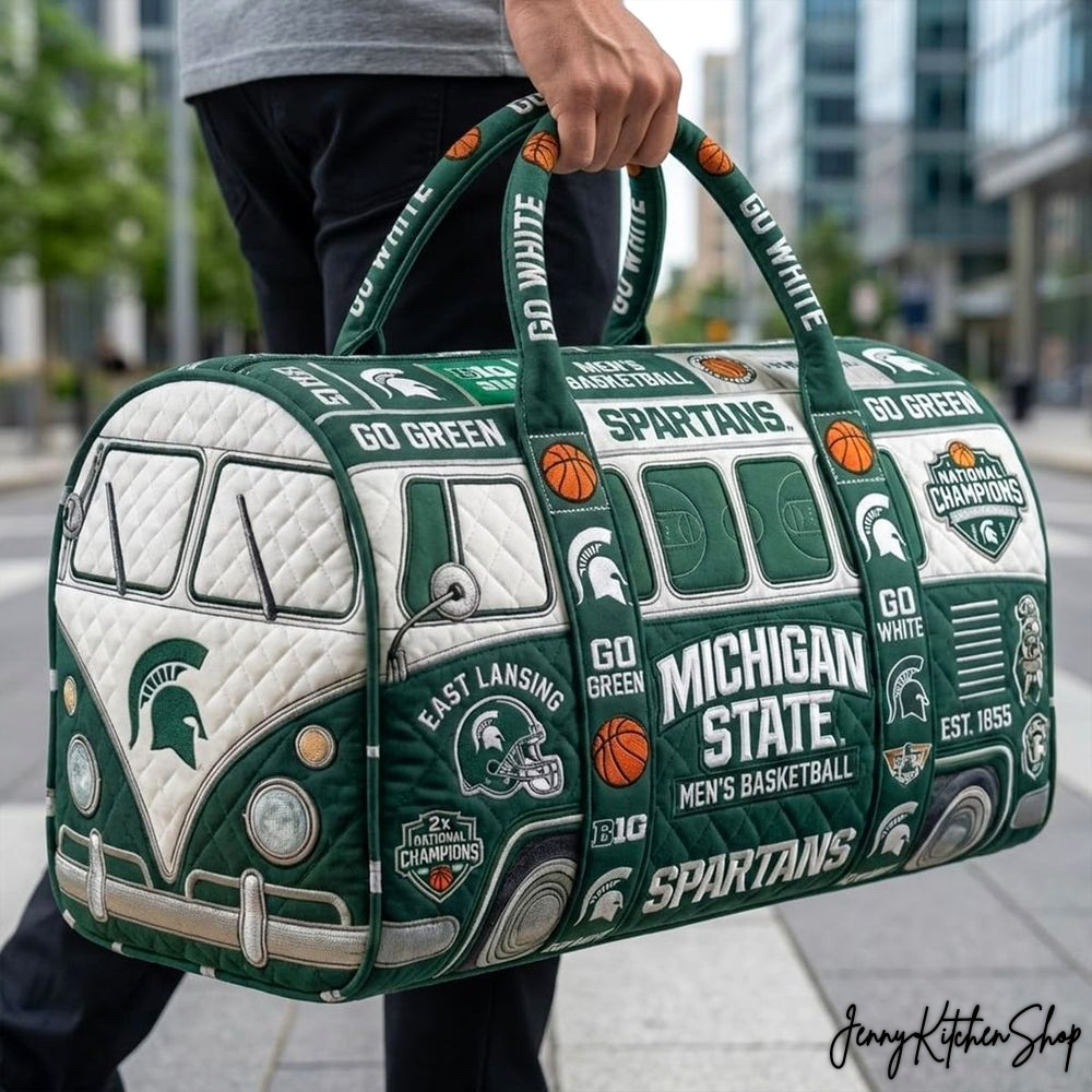 Michigan State Spartans Limited Quilted Duffle Bag