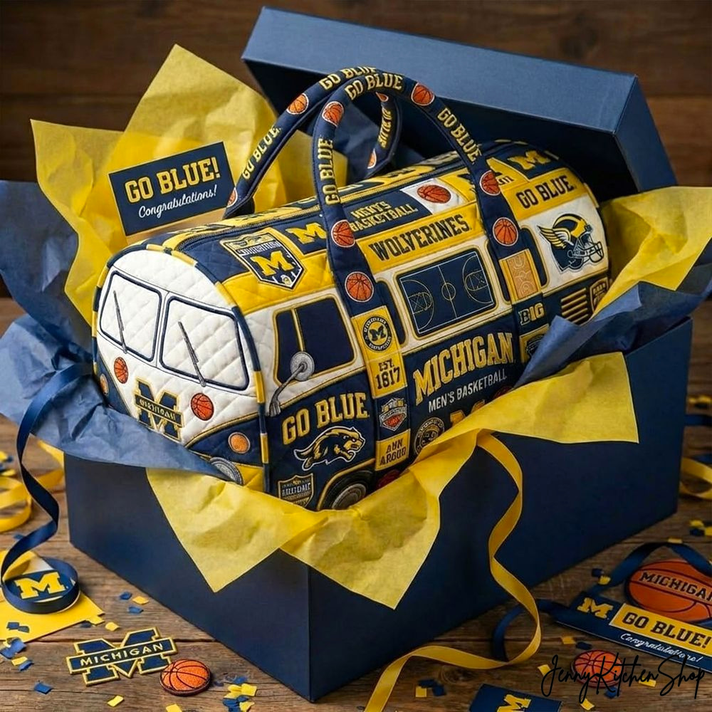 Michigan Wolverines Travel Limited Quilted Duffle Bag