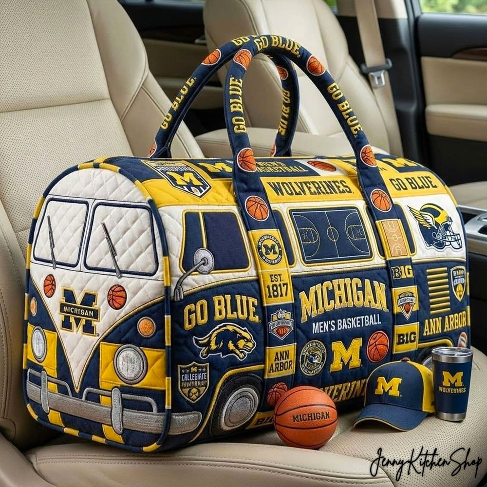 Michigan Wolverines Travel Limited Quilted Duffle Bag