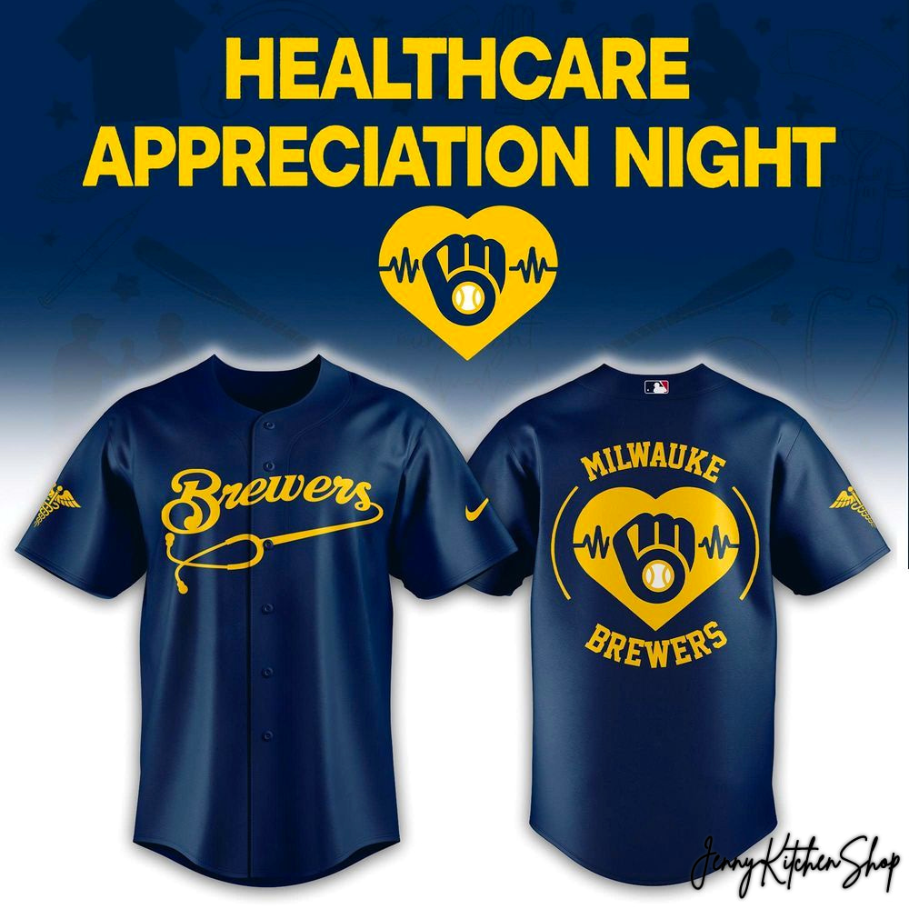 Milwaukee Brewers 2026 Healthcare Appreciation Night Baseball Jersey