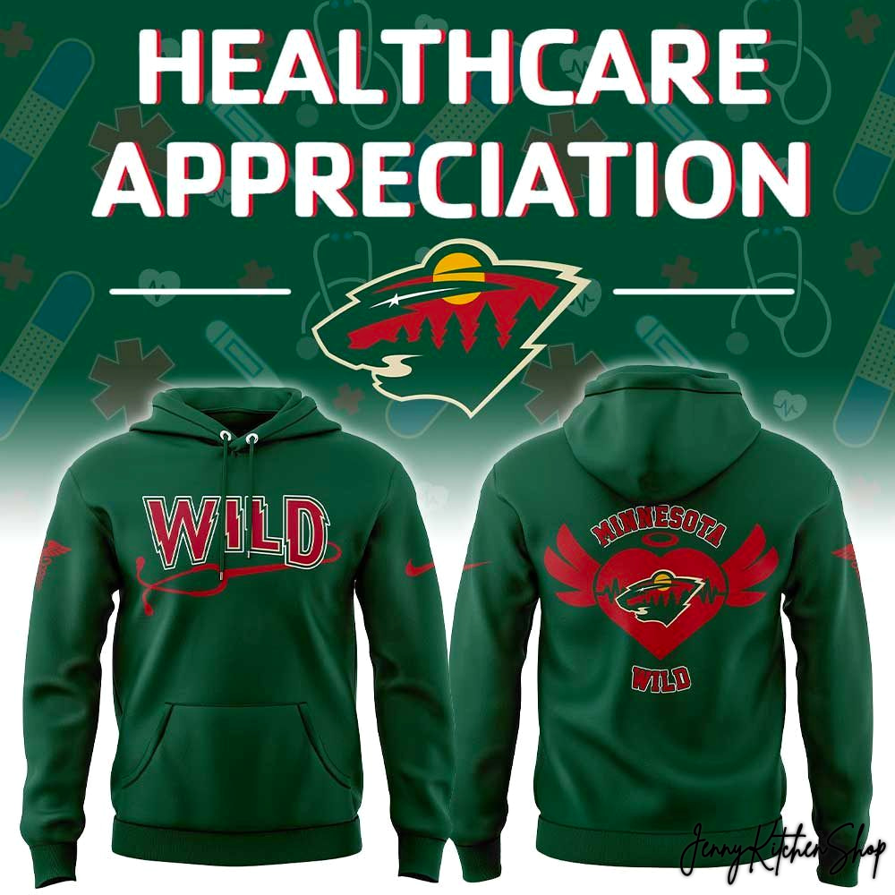 Minnesota Wild 2026 Healthcare Appreciation Night Limited Hoodie
