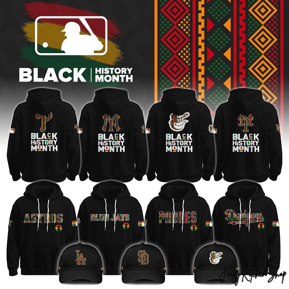 MLB Baseball 2026 Black History Month All Team Limited Hoodie