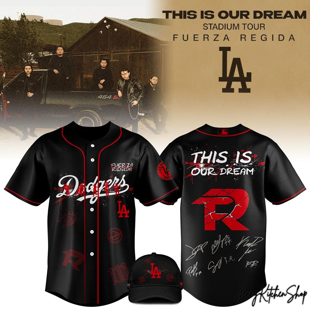 MLB x All Team Fuerza Regida This Is Our Dream Stadium Tour 2026 Jersey