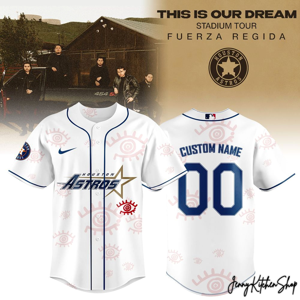 MLB x All Team Fuerza Regida This Is Our Dream Stadium Tour 2026 Limited White Jersey