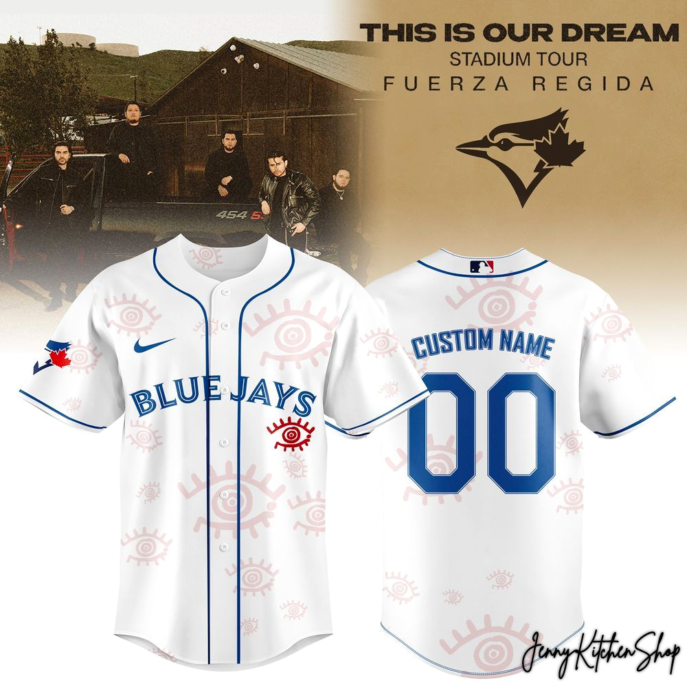 MLB x All Team Fuerza Regida This Is Our Dream Stadium Tour 2026 Limited White Jersey