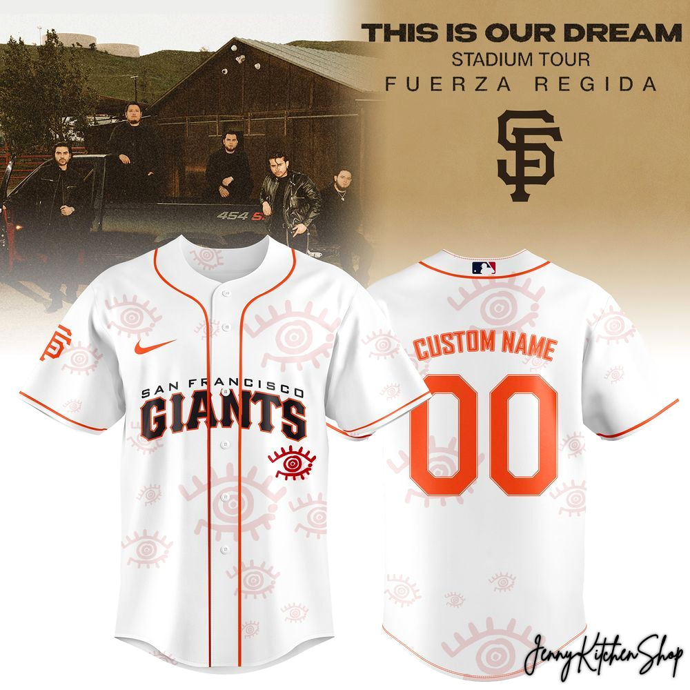 MLB x All Team Fuerza Regida This Is Our Dream Stadium Tour 2026 Limited White Jersey