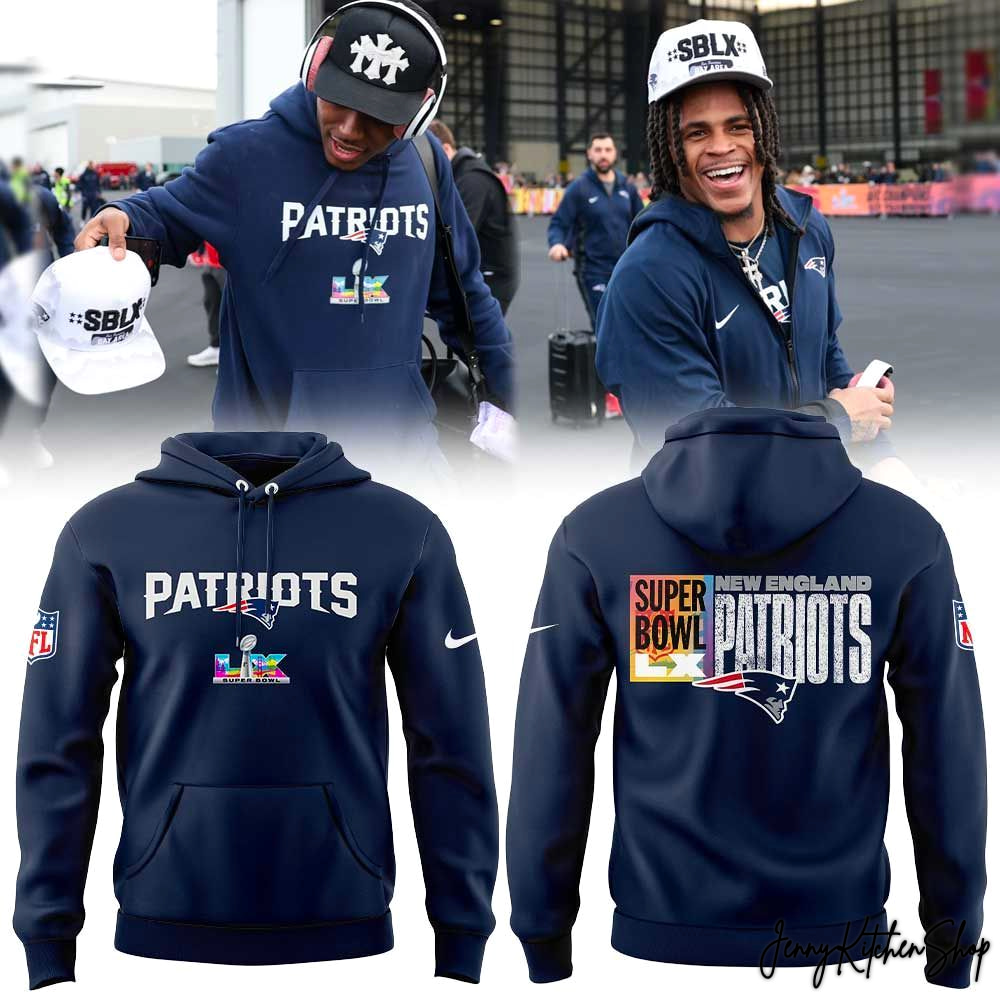 New England Patriots Team Super Bowl 2026 Limited Hoodie