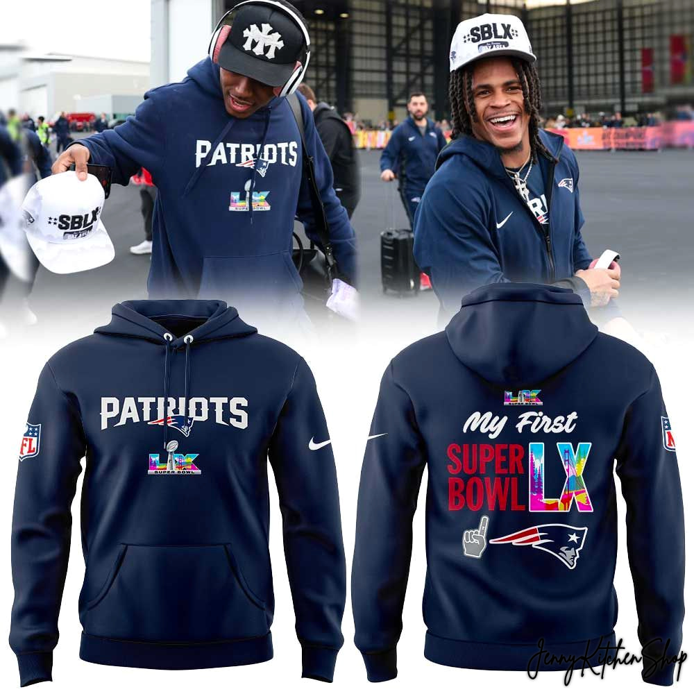 New England Patriots Team Super Bowl 2026 Limited Hoodie