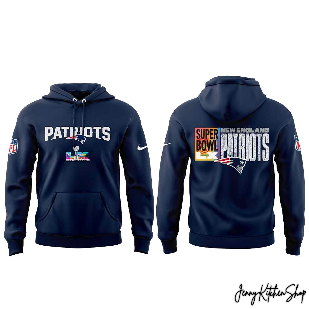 New England Patriots Team Super Bowl 2026 Limited Hoodie