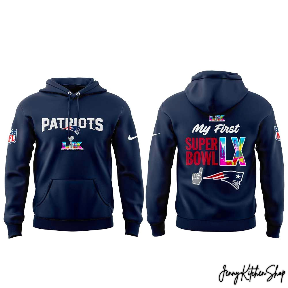 New England Patriots Team Super Bowl 2026 Limited Hoodie
