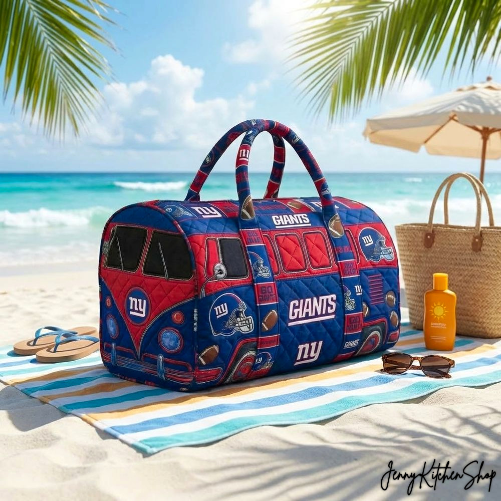 New York Giants Game Day, Travel Day Duffle Bag