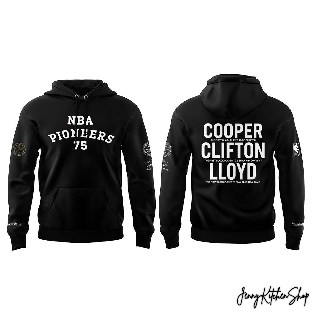New York Knicks Pioneers Cooper Clifton Lloyd 2026 Black Hoodie