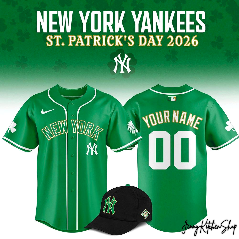 New York Yankees 2026 St Patrick Day Jersey