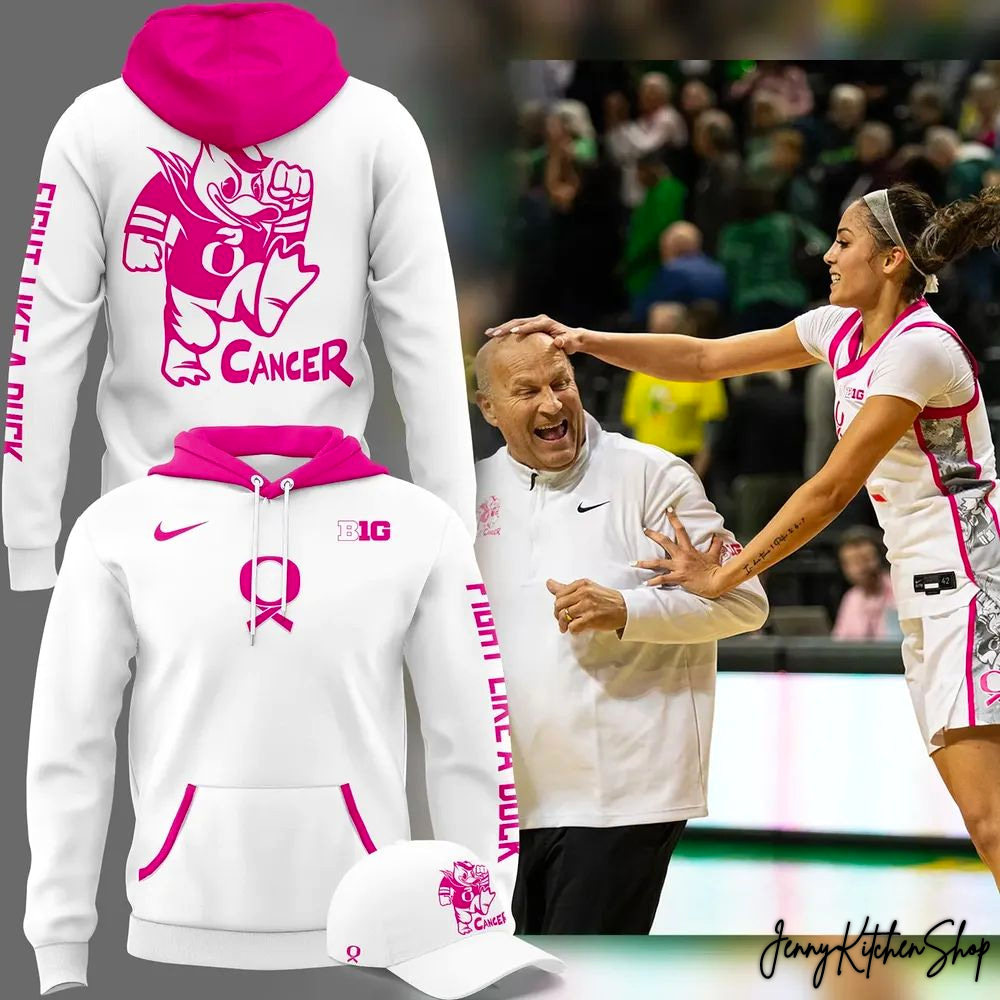 Oregon Ducks Women Fight Like A Duck Hoodie