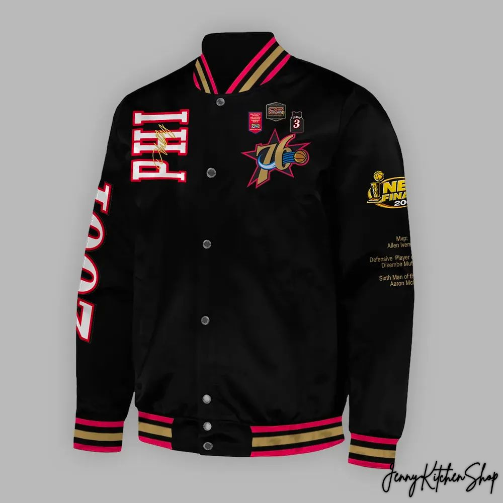 Philadelphia 76ers Allen Iverson Eastern Champs 2026 Jacket