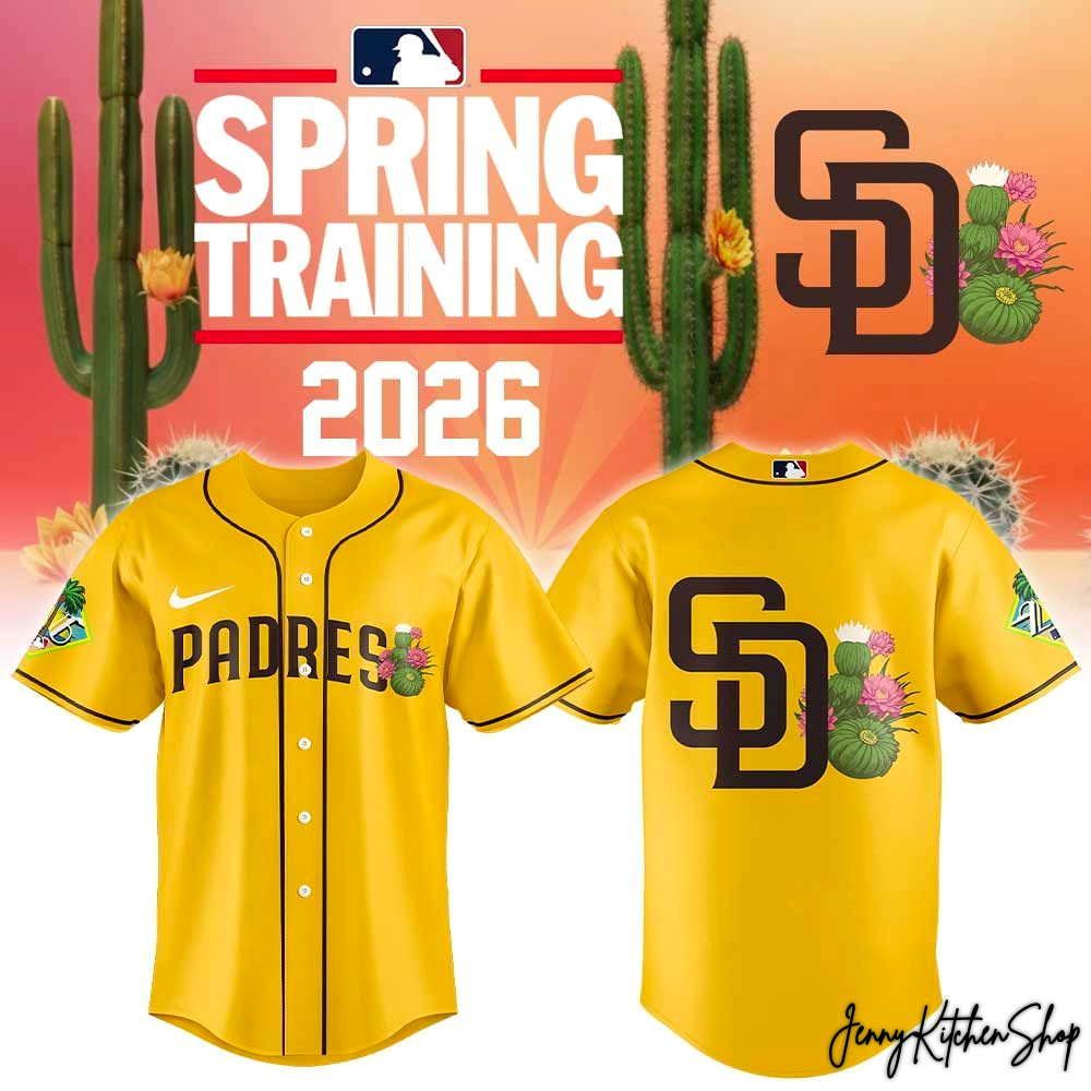 San Diego Padres Spring Training 2026 Baseball Jersey