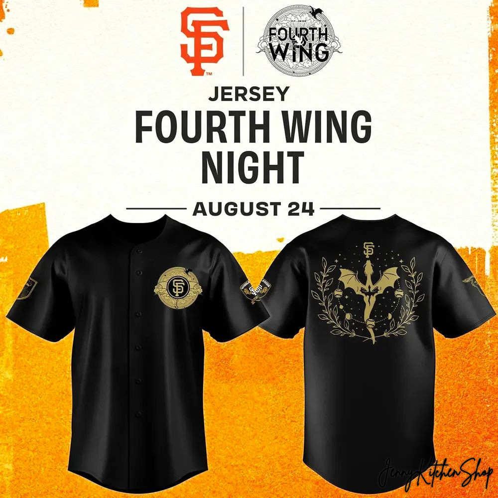 San Francisco Giants 2026 Fourth Wing Night Baseball Jersey
