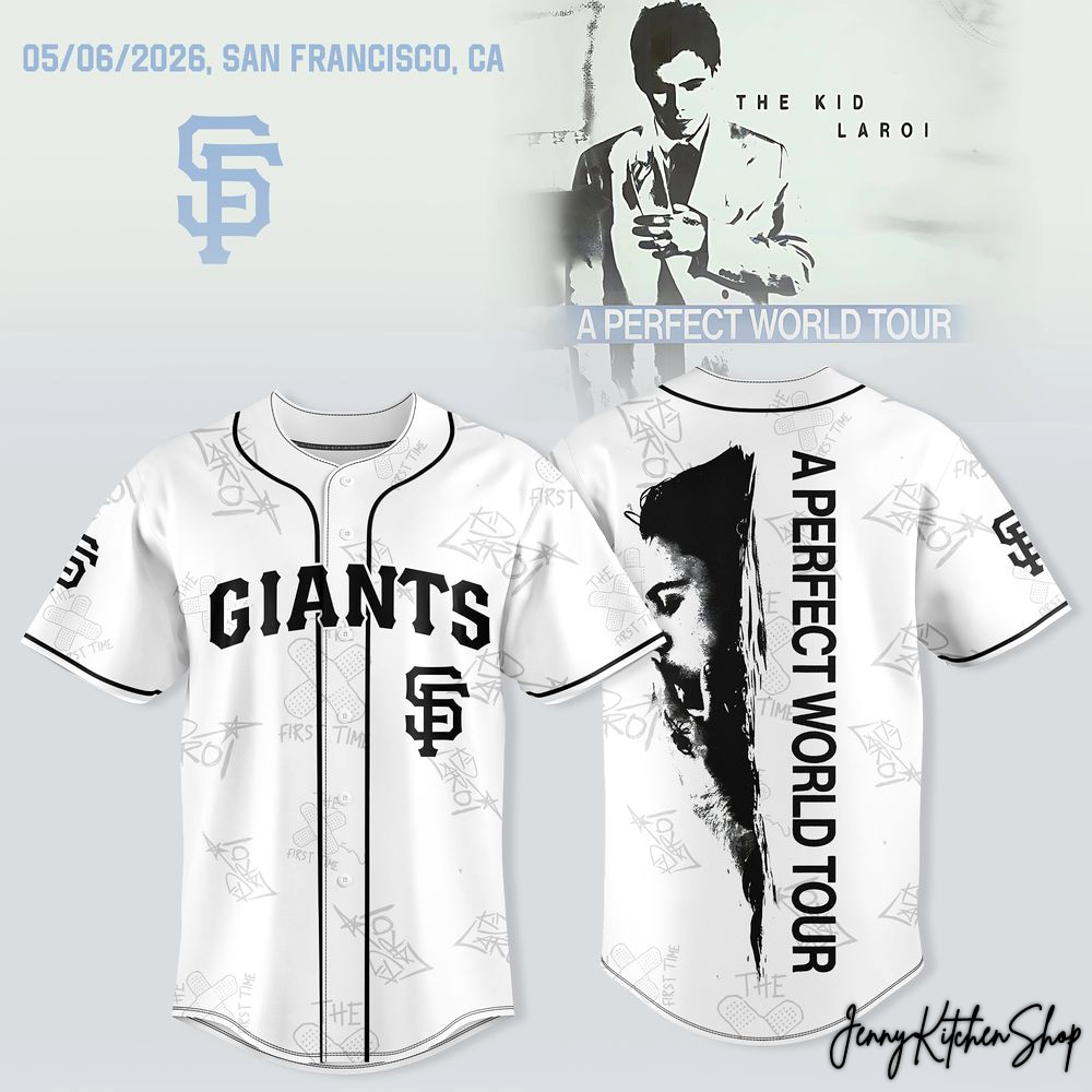 San Francisco Giants x The Kid Laroi 2026 A Perfect World Tour Jersey