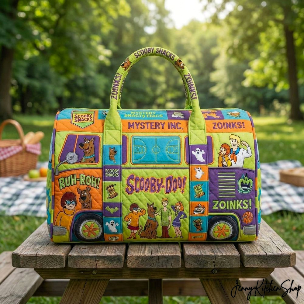 Scooby-Doo Mystery Machine Quilted Duffle Bag