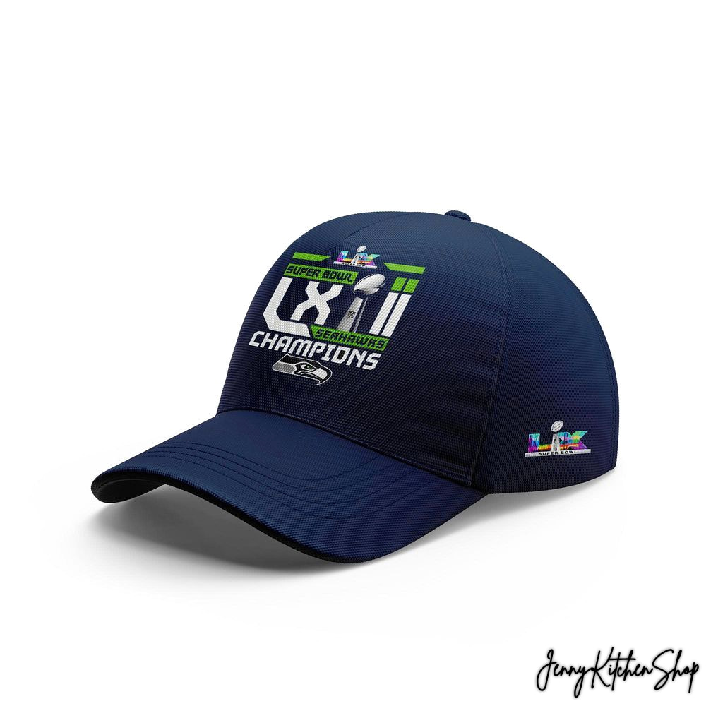 Seahawks Super Bowl 2026 Victory Celebration Trophy Design T-Shirt