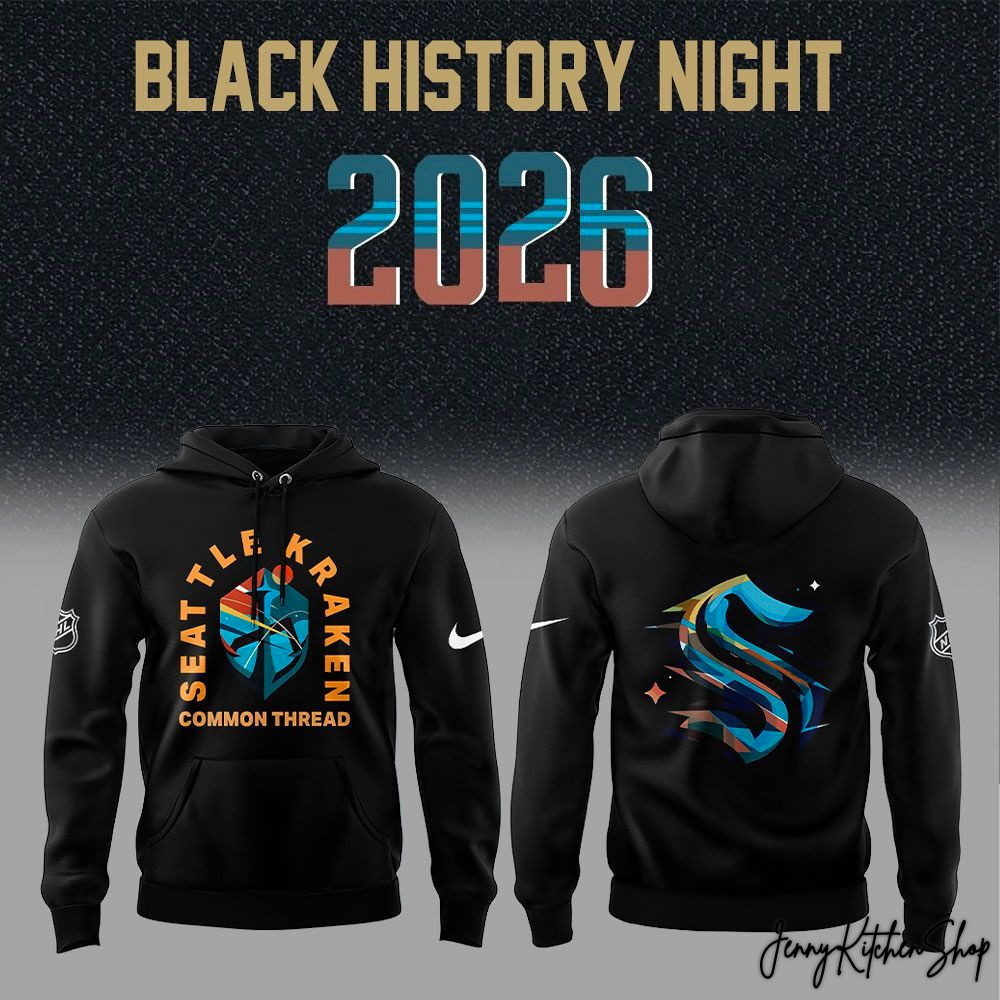 Seattle Kraken 2026 Black History Night Limited T-Shirt, Hoodie