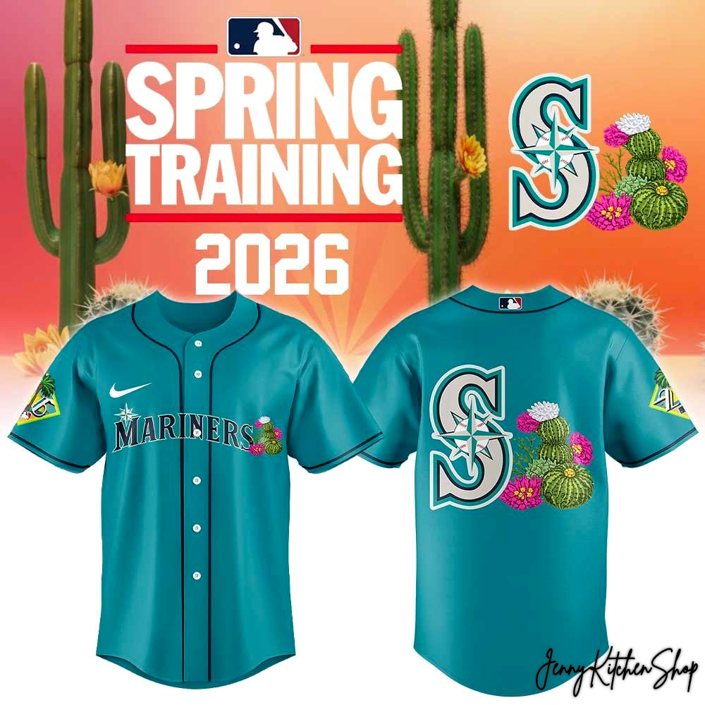 Seattle Mariners 2026 Spring Training Custom Jersey