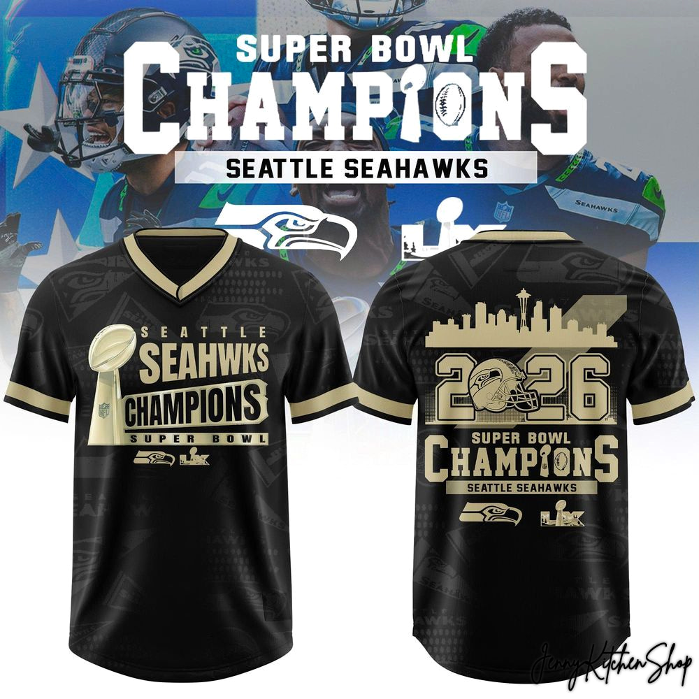 Seattle Seahawks 2026 Super Bowl Champions LX Jersey