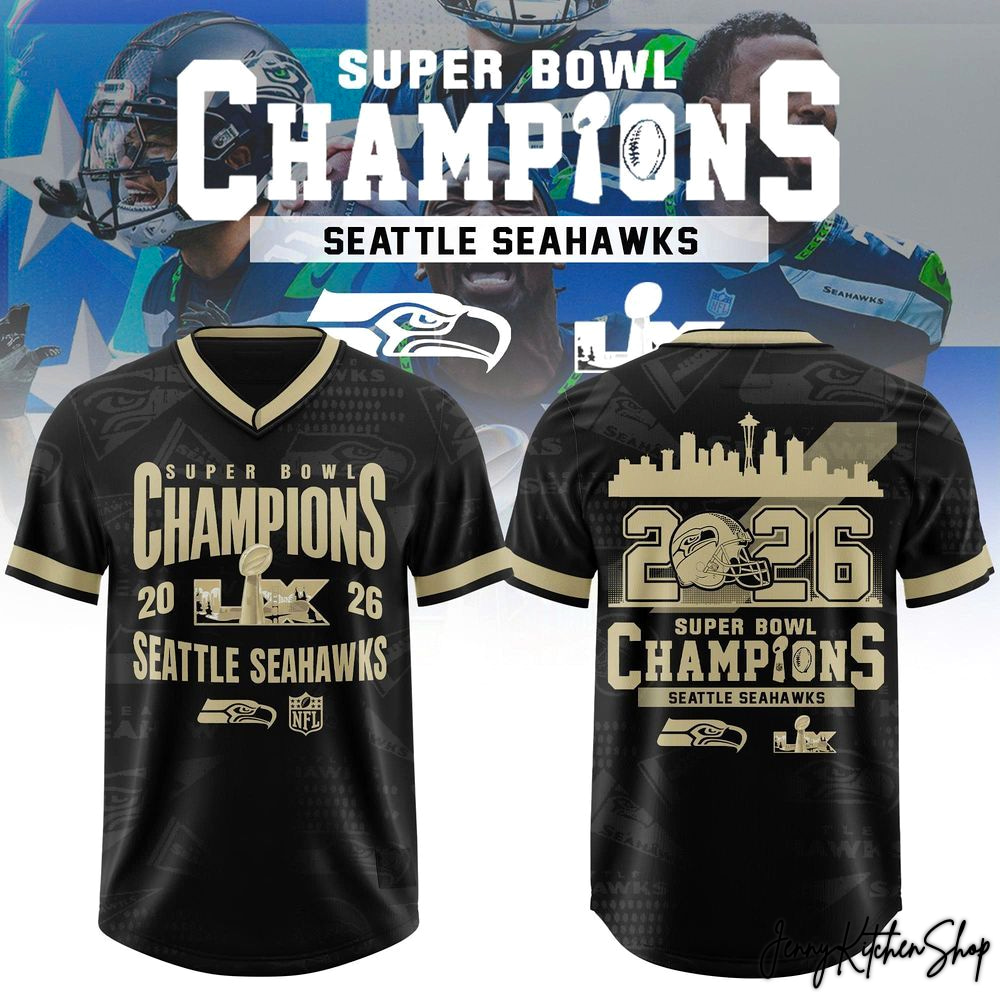 Seattle Seahawks 2026 Super Bowl Champions LX Jersey