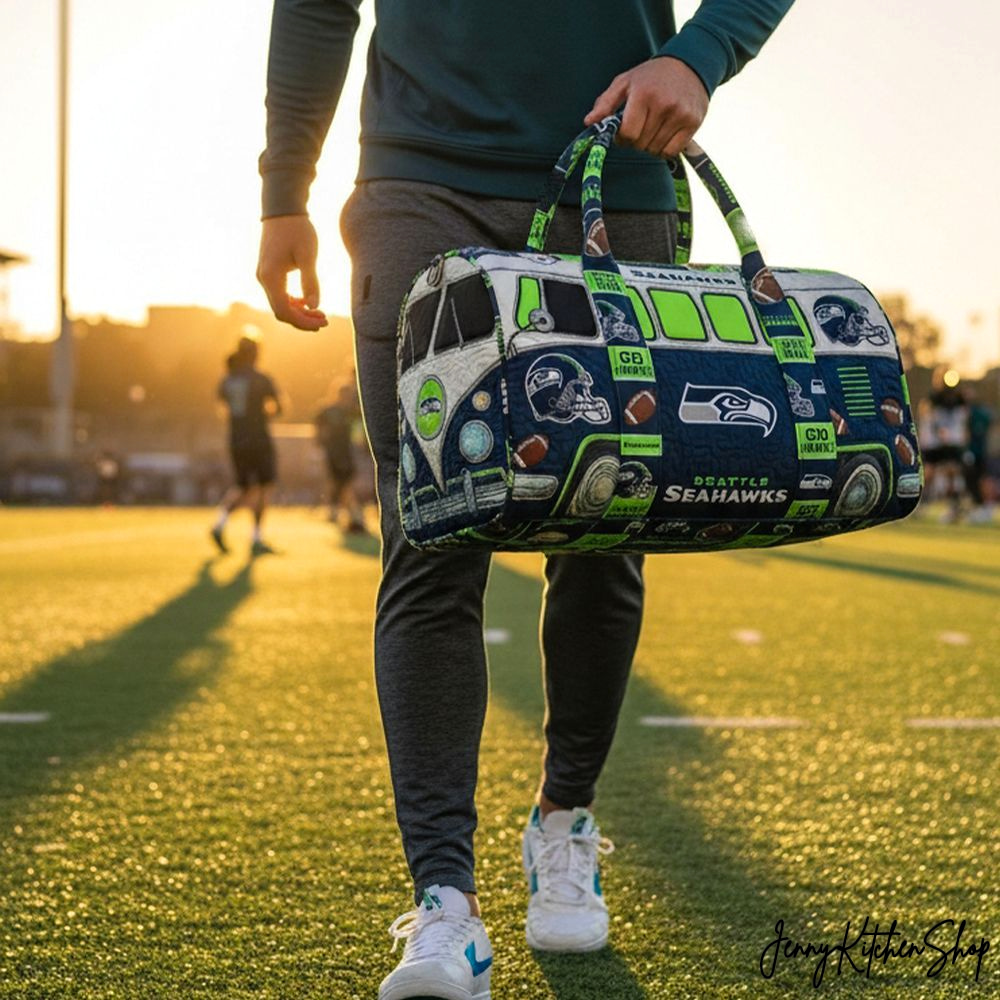 Seattle Seahawks Limted Edition Quilted Duffle Bag