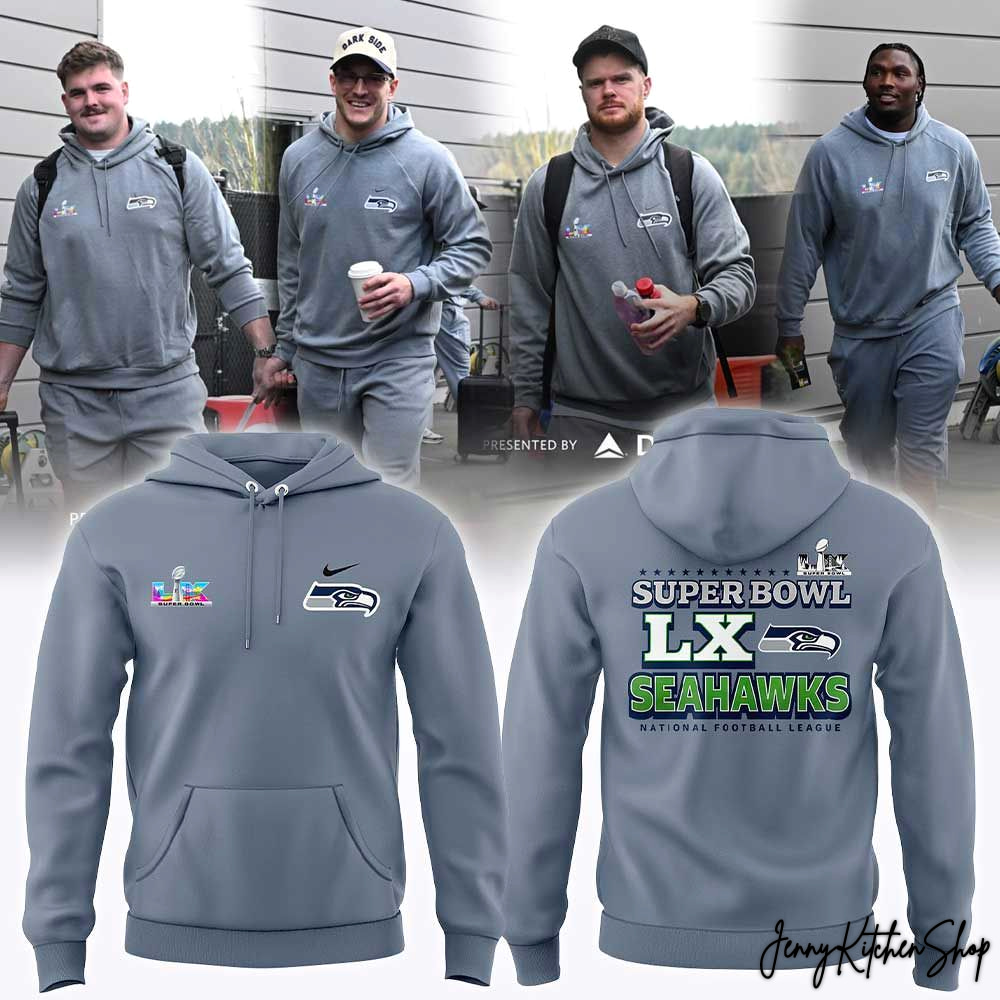 Seattle Seahawks Super Bowl Week 2026 Limited Grey Teams Hoodie