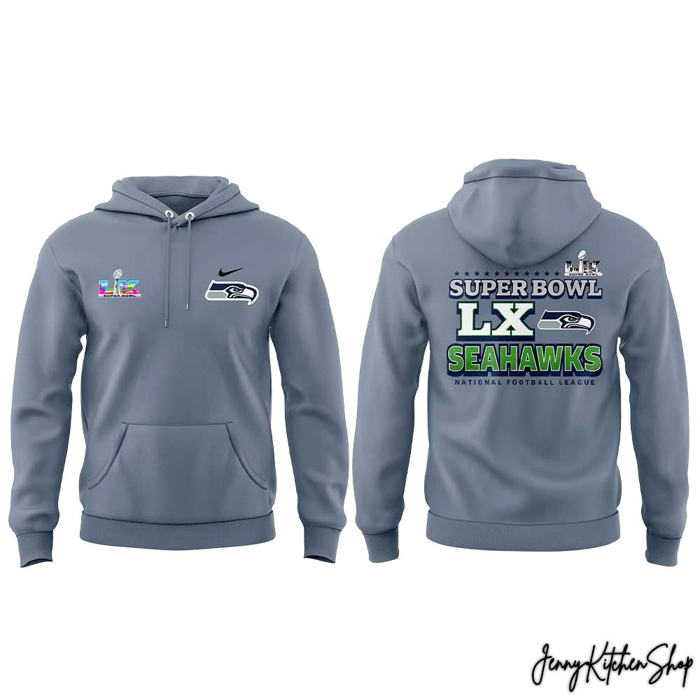 Seattle Seahawks Super Bowl Week 2026 Limited Grey Teams Hoodie