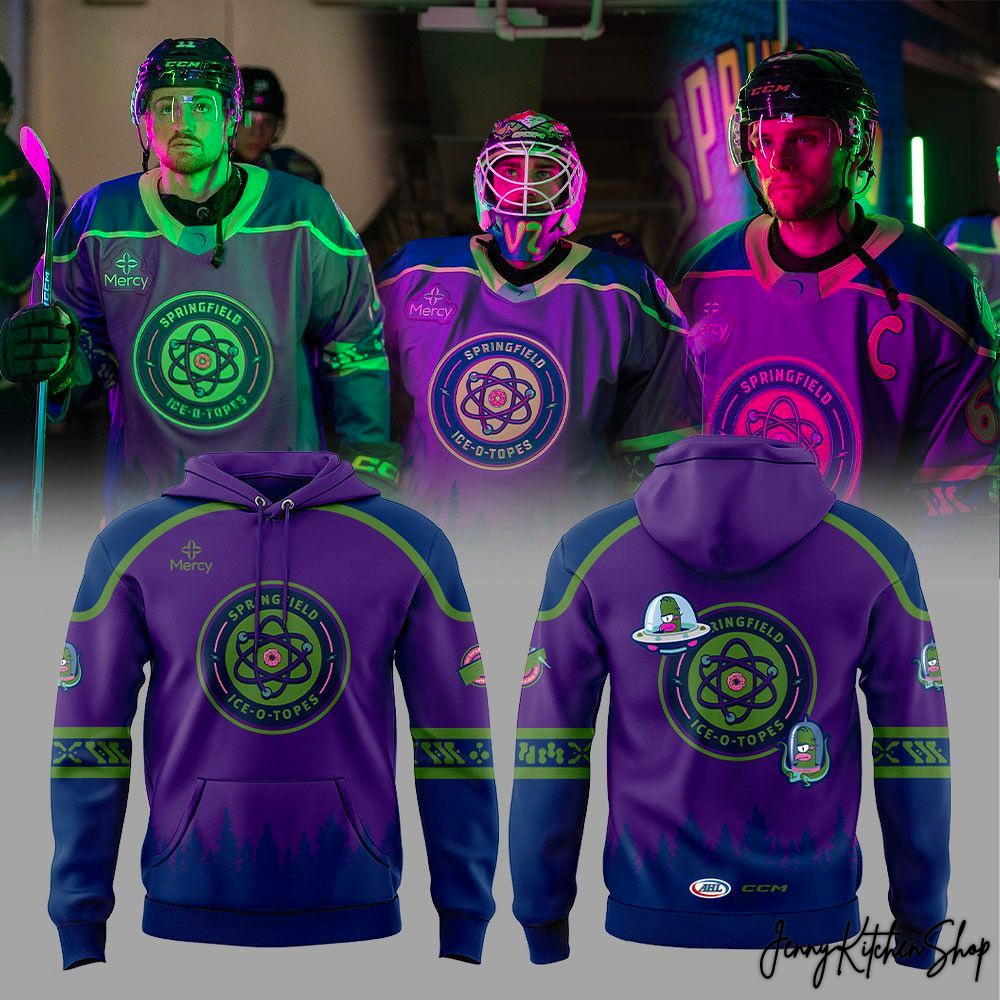 Springfield Thunderbirds Cartoon Ice-O-Topes 2026 Limited Hoodie