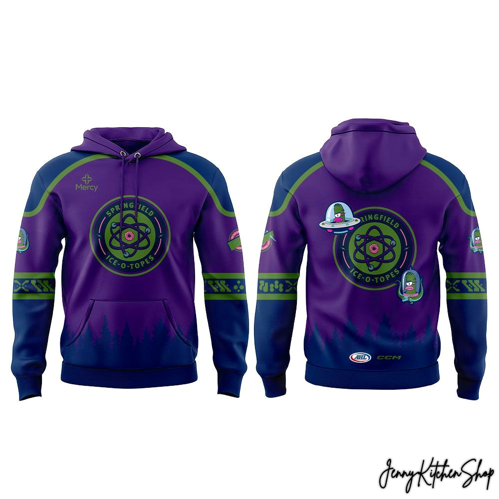 Springfield Thunderbirds Cartoon Ice-O-Topes 2026 Limited Hoodie