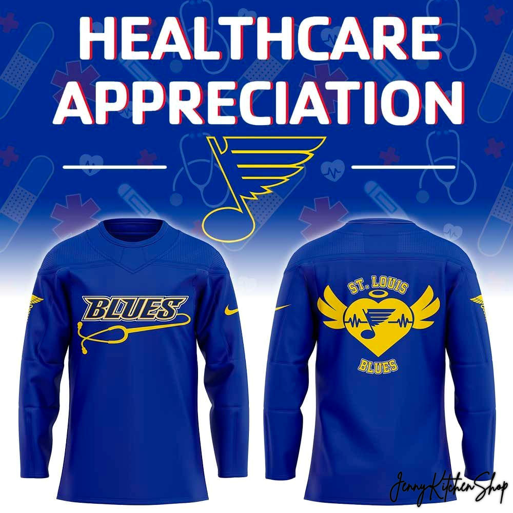 St. Louis Blues Healthcare Appreciation Night 2026 Limited Hockey Jersey