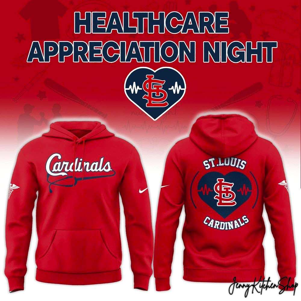 St. Louis Cardinals Healthcare Appreciation Night 2026 Special Edition Hoodie