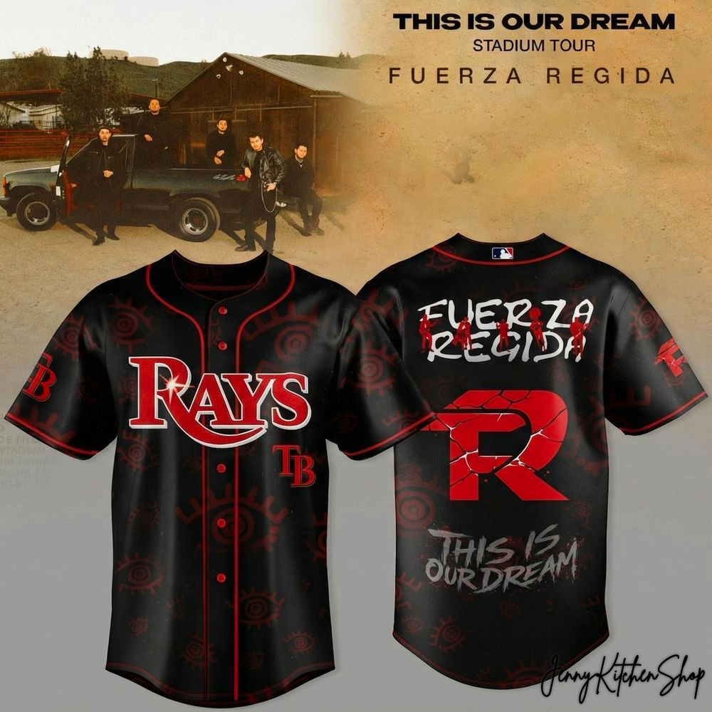 Tampa Bay Rays x Fuerza Regida This Is Our Dream Stadium Tour 2026 Baseball Jersey