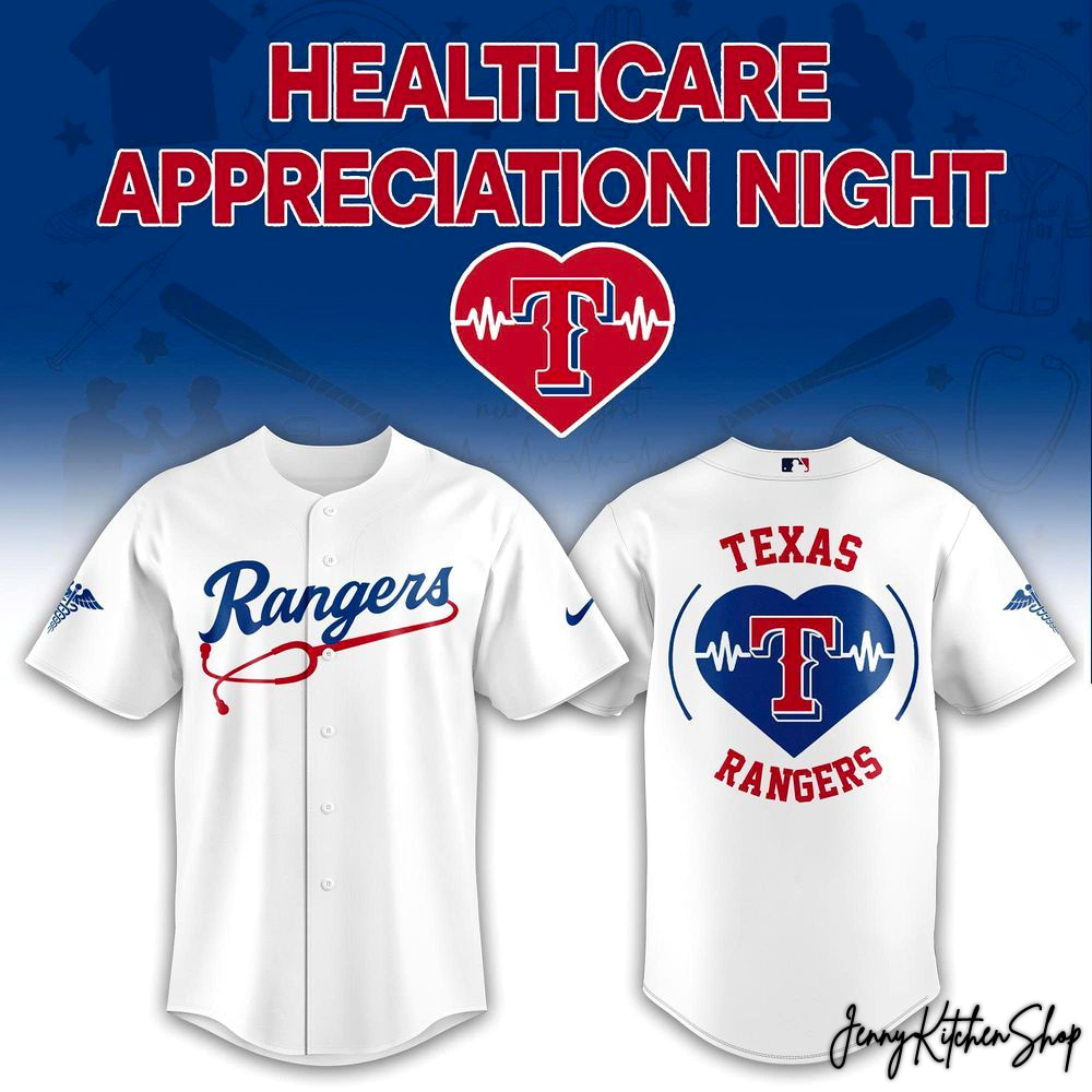 Texas Rangers 2026 Healthcare Appreciation Night Baseball Jersey