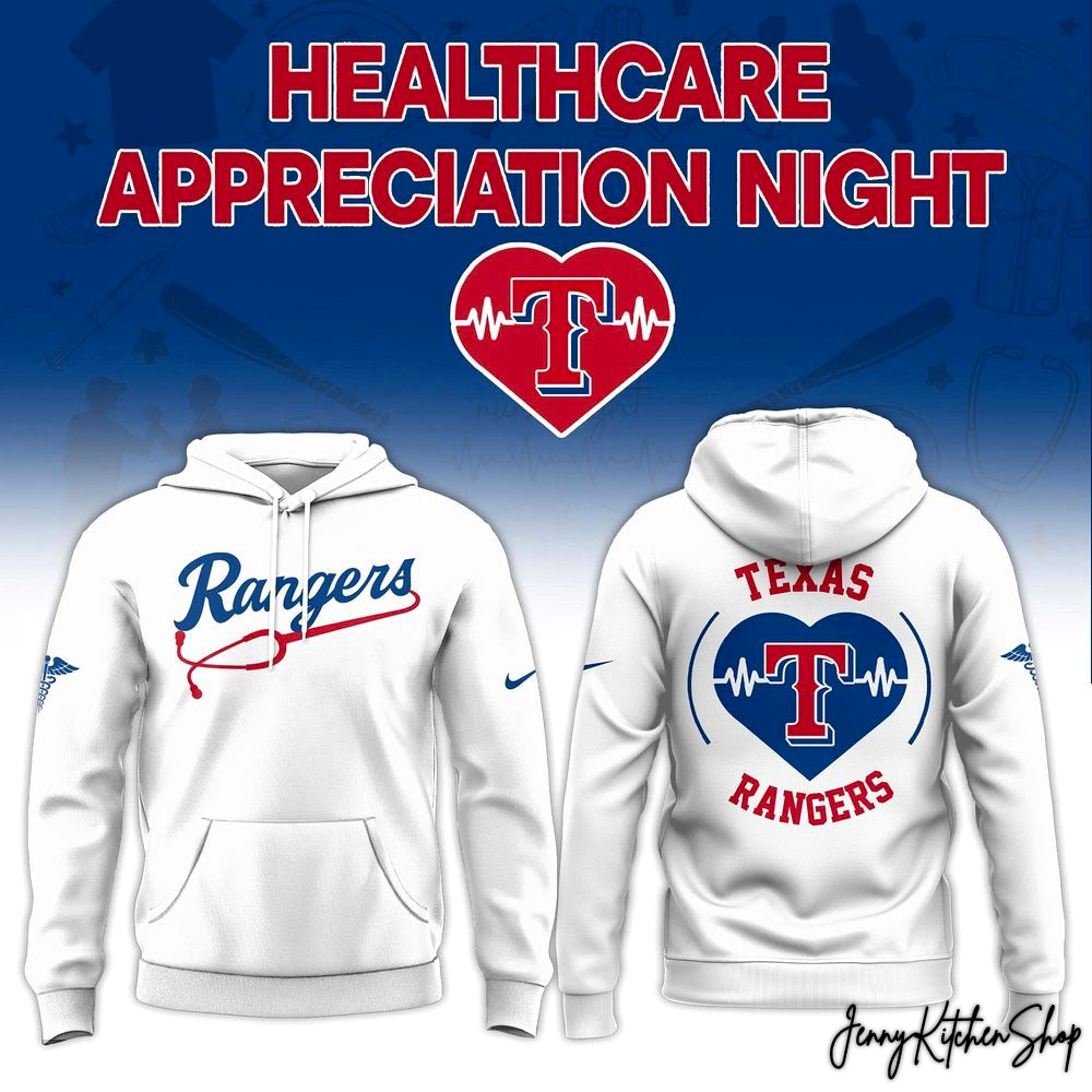 Texas Rangers Healthcare Appreciation Night 2026 Special Edition Hoodie