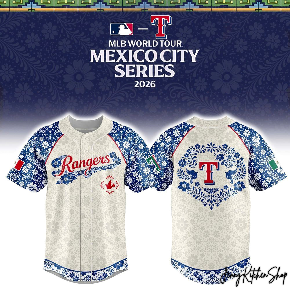 Texas Rangers Mexico City Series 2026 Limited Edition Baseball Jersey