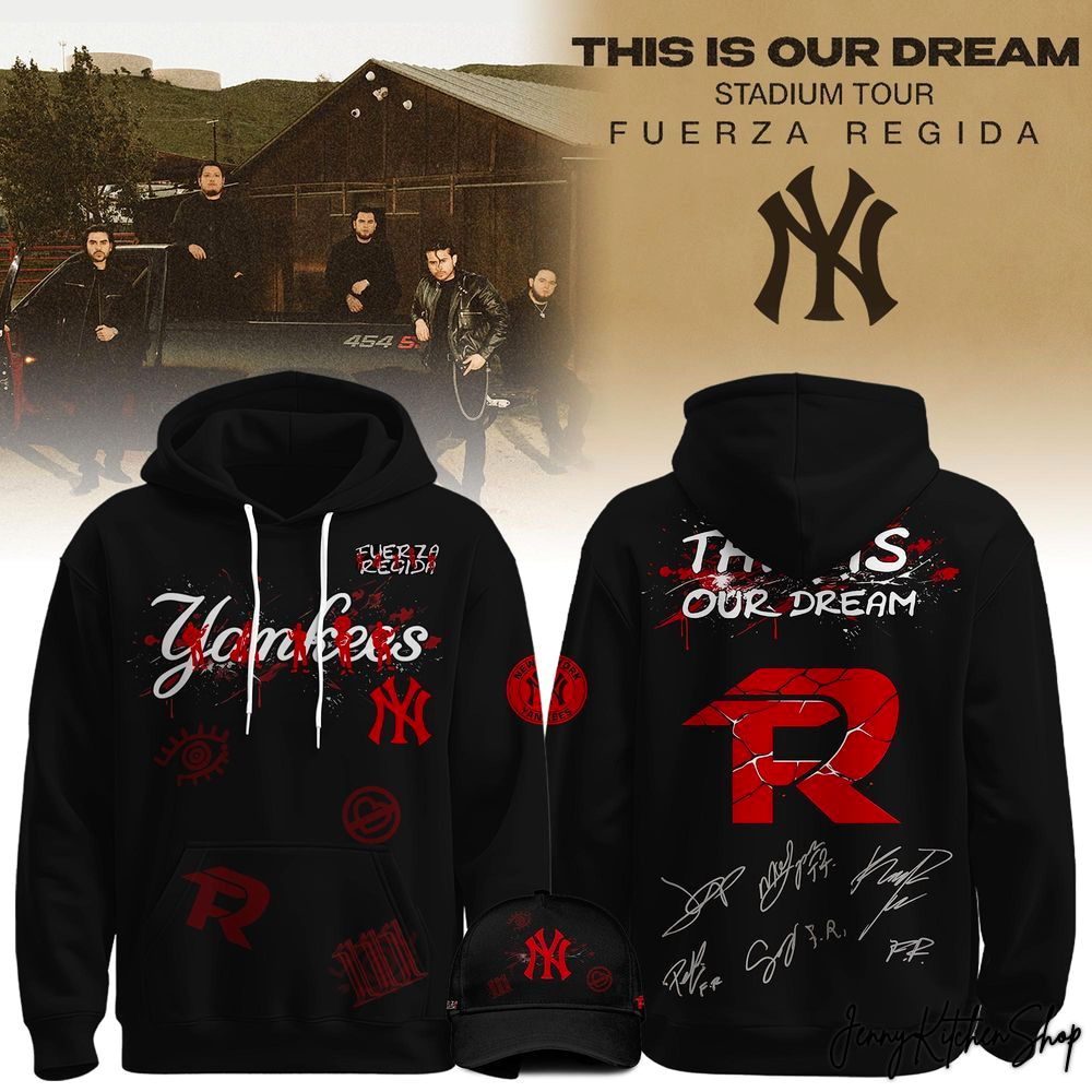 This Is Our Dream Tour 2026 Fuerza Regida x MLB Hoodie