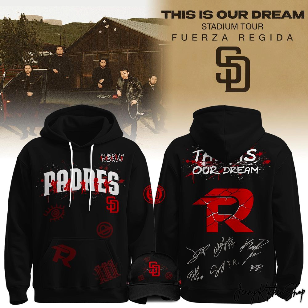 This Is Our Dream Tour 2026 Fuerza Regida x MLB Hoodie