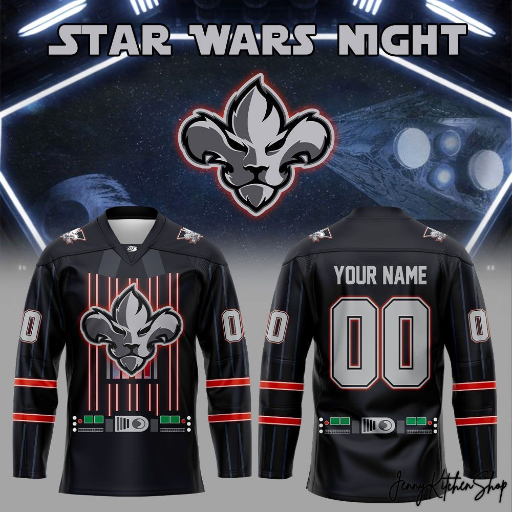 Trois-Rivières Lions Star Wars Night Custom Hockey Jersey
