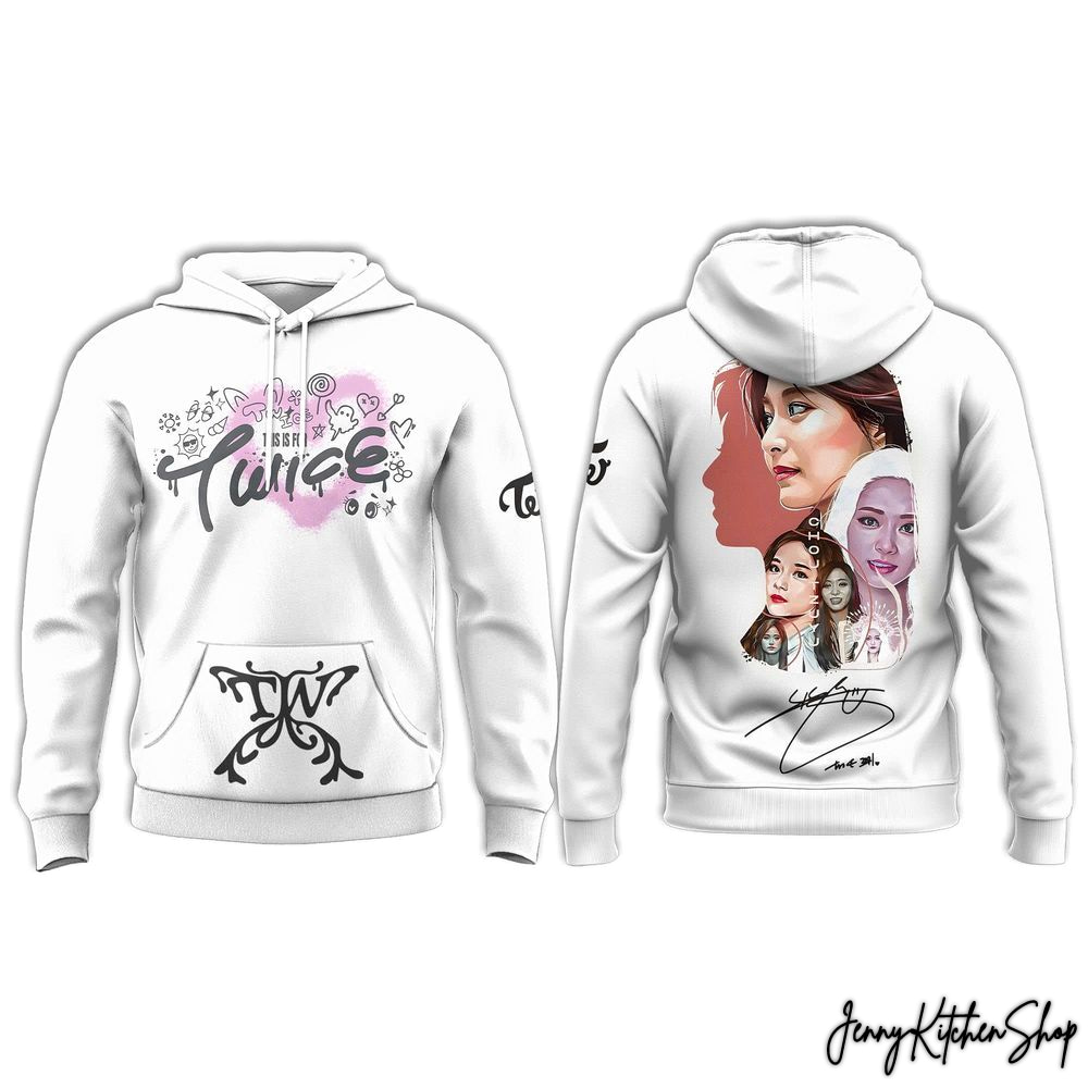 Twice This Is For World Tour in 2026 Signature Art Graphic Hoodie
