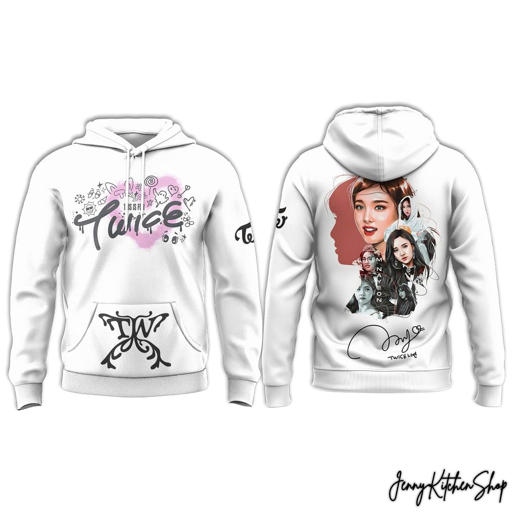 Twice This Is For World Tour in 2026 Signature Art Graphic Hoodie