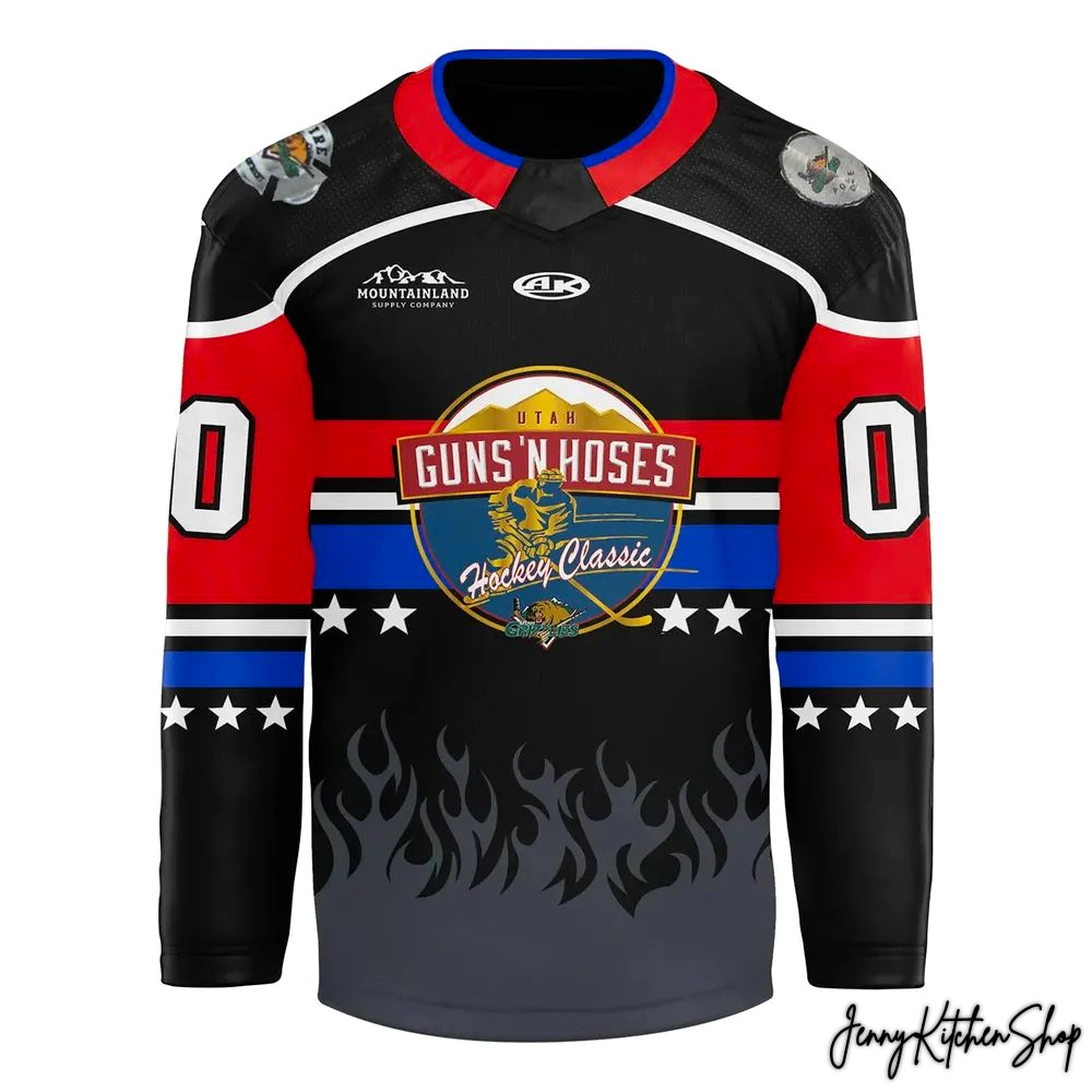 Utah Grizzlies 2026 Guns 'N Hoses Limited Hockey Jersey
