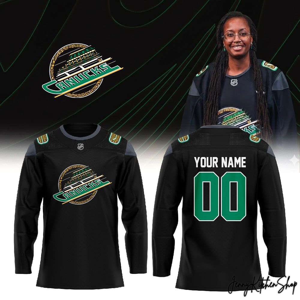 Vancouver Canucks Black Excellence 2026 Limited Hockey Jersey