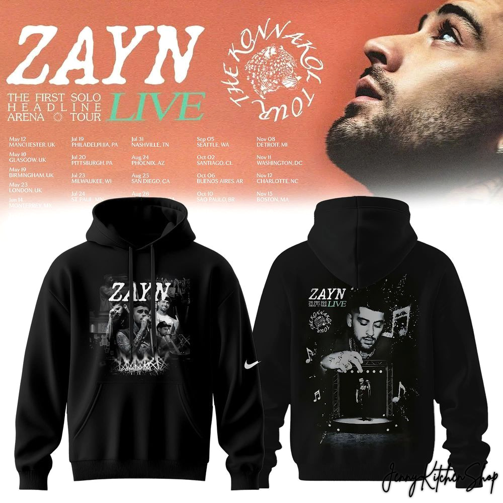 Zayn Malik 2026 The Konnakol Tour Limited Hoodie