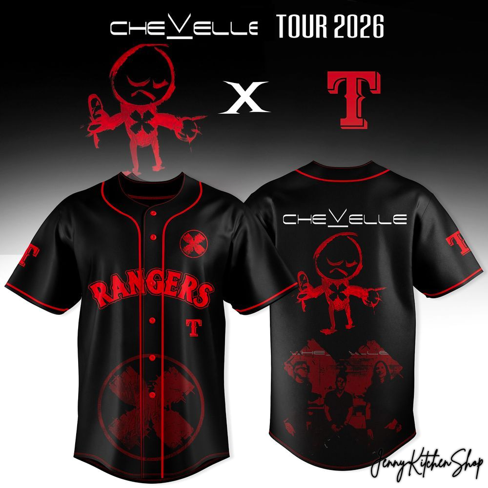 Chevelle Tour 2026 x Texas Rangers Baseball Jersey