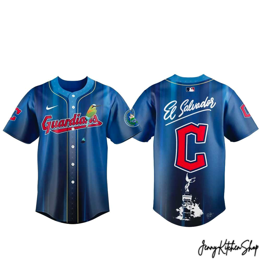 Cleveland Guardians Salvadoran Heritage Day 2026 Baseball Jersey